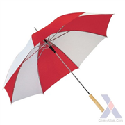 מטרייה אדום לבן